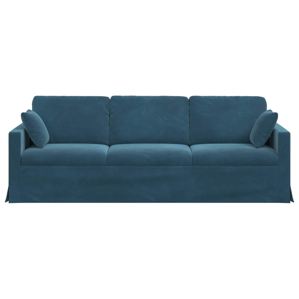 vidaXL Καναπές Μπλε 228 x 78 x 80 εκ Βελούδο