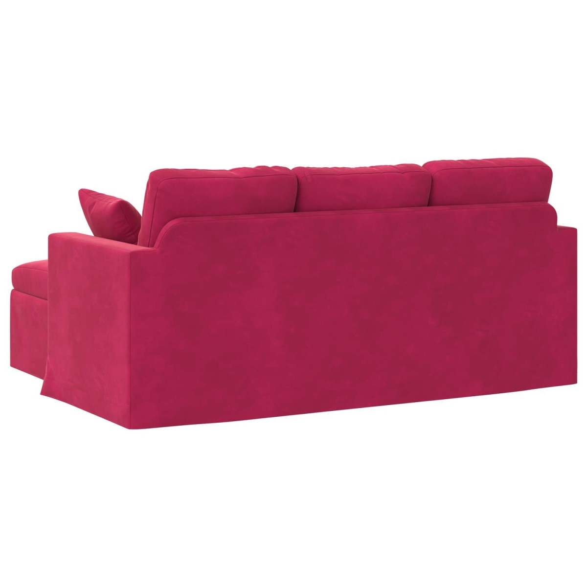 vidaXL Καναπές Κόκκινο 178 x 134 x 80 εκ Βελούδο