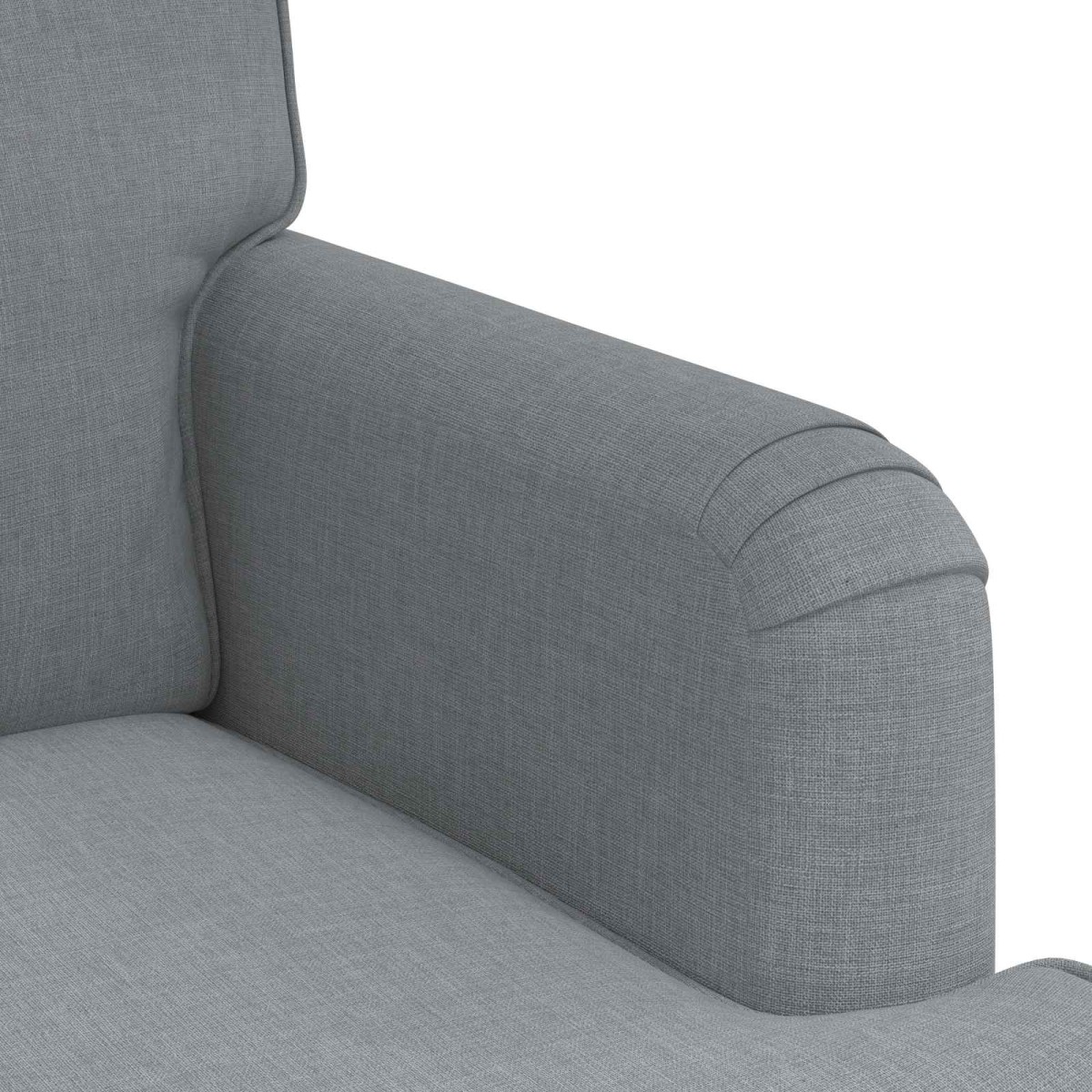 vidaXL Καναπές Ανοιχτό γκρι 84 x 80 x 85 εκ ύφασμα