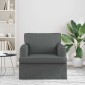 vidaXL Καναπές Σκούρο Γκρι 84 x 80 x 85 εκ ύφασμα