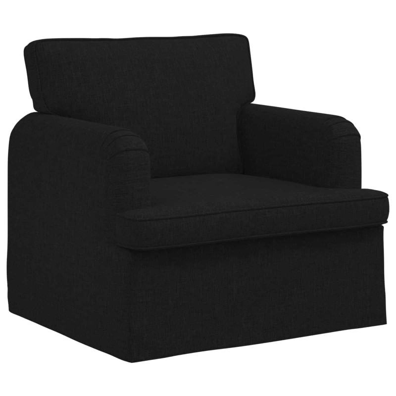 vidaXL Καναπές Μαύρο 84 x 80 x 85 εκ ύφασμα