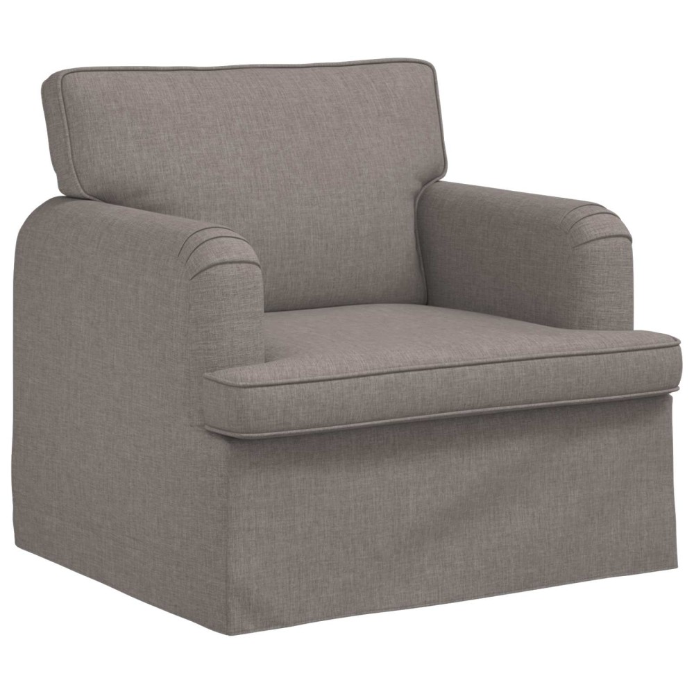 vidaXL Καναπές Taupe 84 x 80 x 85 εκ ύφασμα