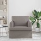 vidaXL Καναπές Taupe 84 x 80 x 85 εκ ύφασμα