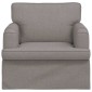 vidaXL Καναπές Taupe 84 x 80 x 85 εκ ύφασμα