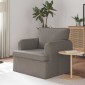 vidaXL Καναπές Taupe 84 x 80 x 85 εκ ύφασμα