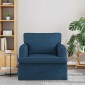 vidaXL Καναπές Μπλε 84 x 80 x 85 εκ ύφασμα