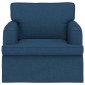 vidaXL Καναπές Μπλε 84 x 80 x 85 εκ ύφασμα