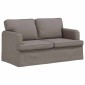 vidaXL Καναπές Taupe 144 x 80 x 85 εκ ύφασμα