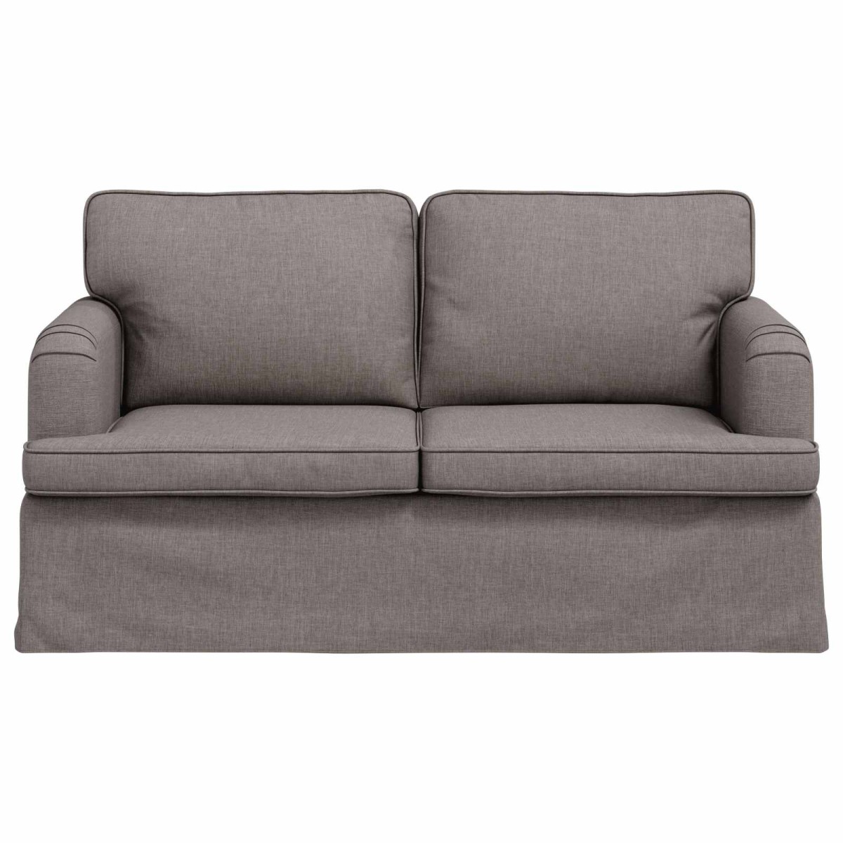 vidaXL Καναπές Taupe 144 x 80 x 85 εκ ύφασμα