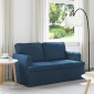 vidaXL Καναπές Μπλε 144 x 80 x 85 εκ ύφασμα