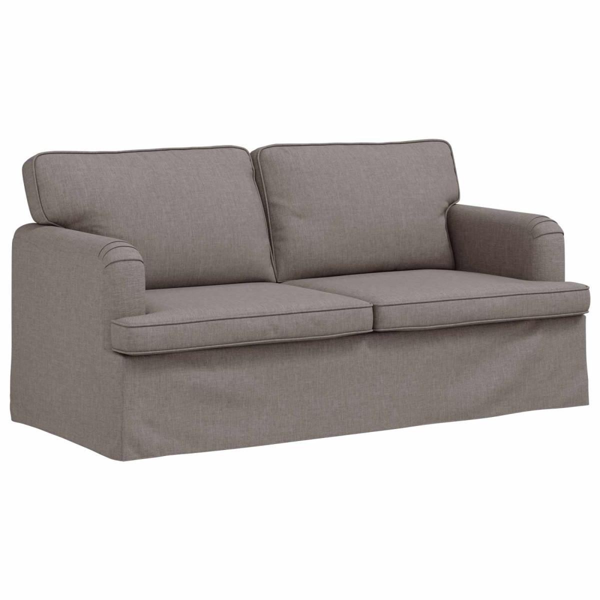 vidaXL Καναπές Taupe 162 x 80 x 85 εκ ύφασμα