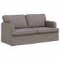 vidaXL Καναπές Taupe 162 x 80 x 85 εκ ύφασμα