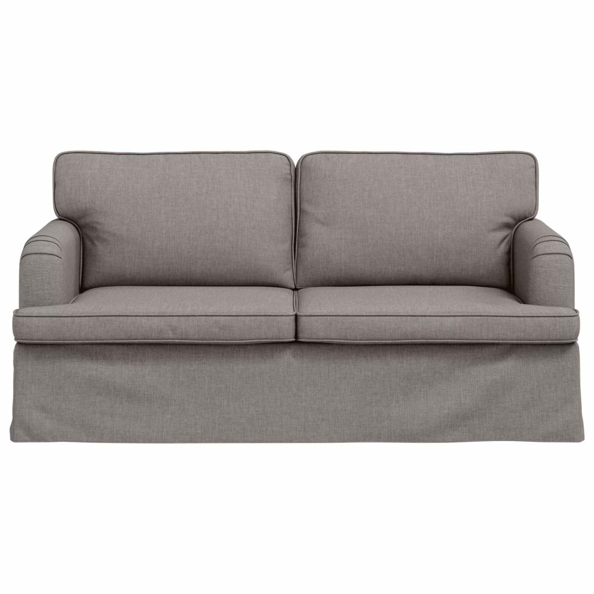 vidaXL Καναπές Taupe 162 x 80 x 85 εκ ύφασμα