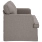 vidaXL Καναπές Taupe 162 x 80 x 85 εκ ύφασμα