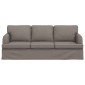 vidaXL Καναπές Taupe 201 x 80 x 85 εκ ύφασμα