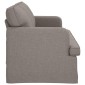 vidaXL Καναπές Taupe 201 x 80 x 85 εκ ύφασμα