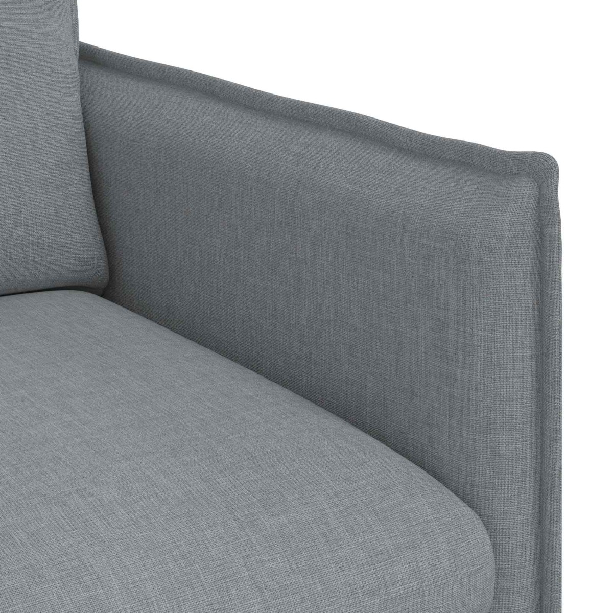 vidaXL Καναπές Ανοιχτό γκρι 75 x 82 x 85 εκ ύφασμα