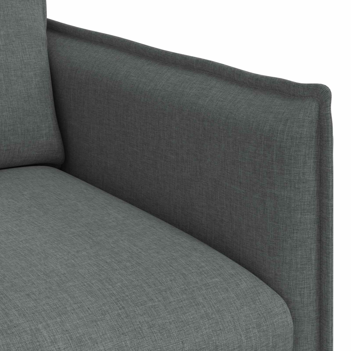 vidaXL Καναπές Σκούρο Γκρι 75 x 82 x 85 εκ ύφασμα