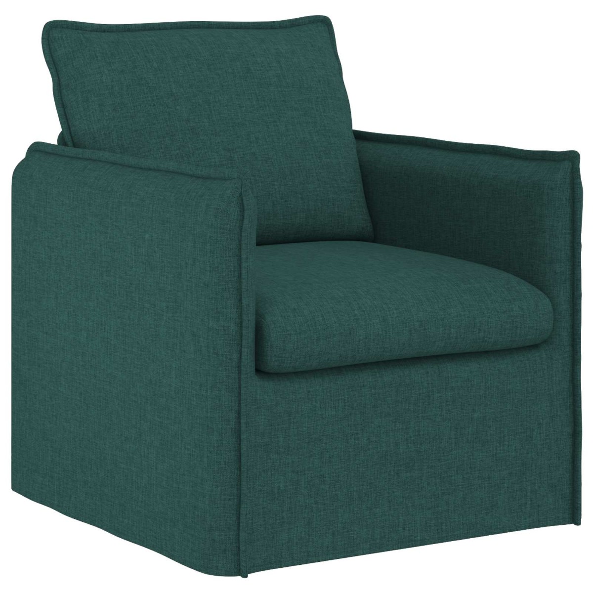 vidaXL Καναπές Σκούρο Πράσινο 75 x 82 x 85 εκ ύφασμα