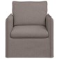 vidaXL Καναπές Taupe 75 x 82 x 85 εκ ύφασμα