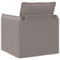 vidaXL Καναπές Taupe 75 x 82 x 85 εκ ύφασμα
