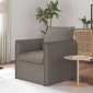 vidaXL Καναπές Taupe 75 x 82 x 85 εκ ύφασμα