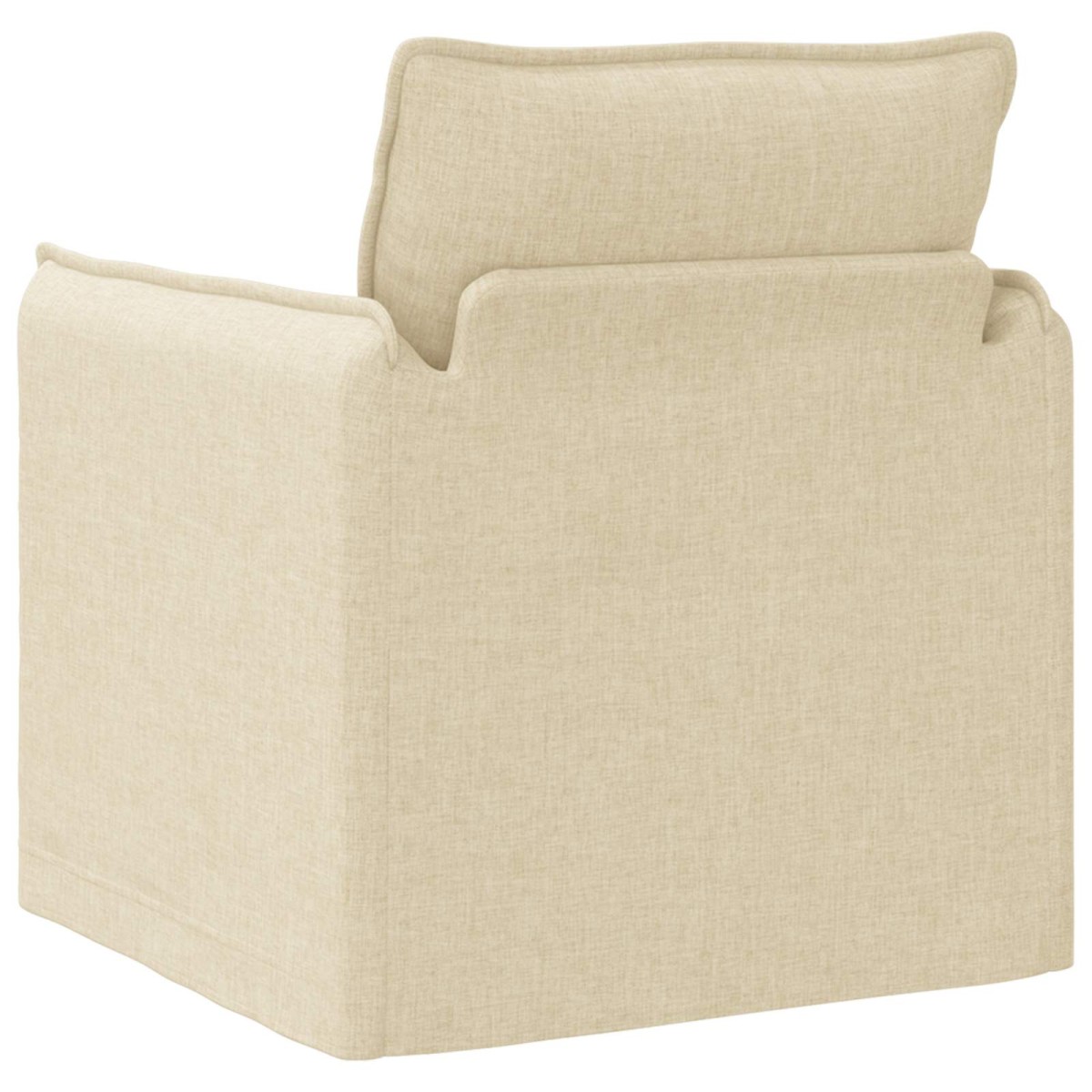 vidaXL Καναπές Κρεμ 75 x 82 x 85 εκ ύφασμα
