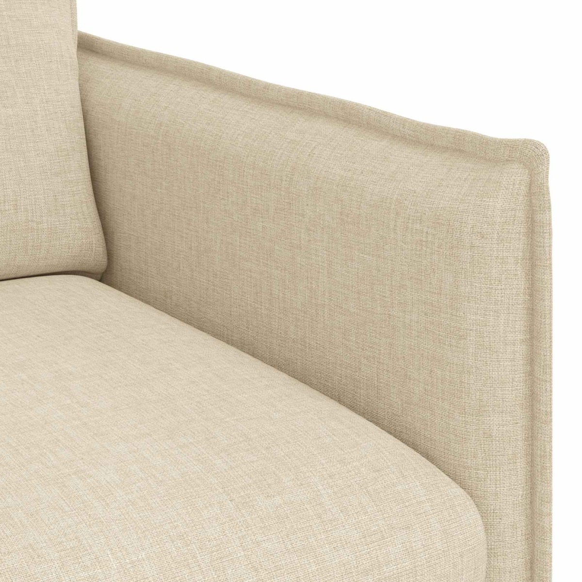 vidaXL Καναπές Κρεμ 75 x 82 x 85 εκ ύφασμα