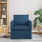 vidaXL Καναπές Μπλε 75 x 82 x 85 εκ ύφασμα