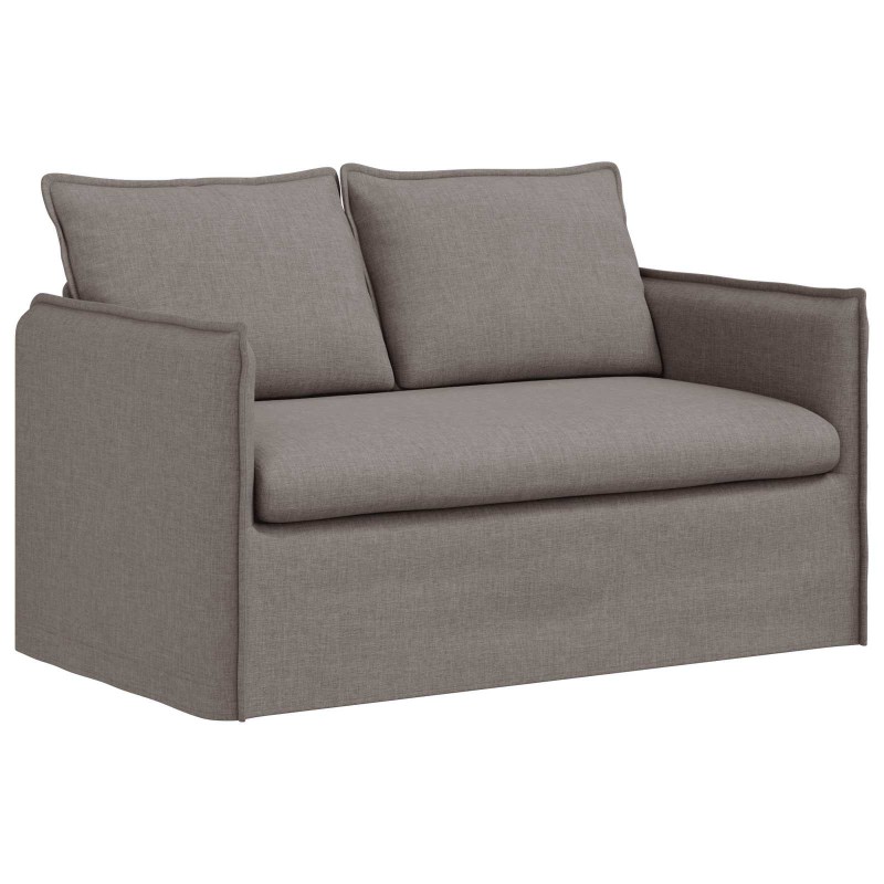 vidaXL Καναπές Taupe 136 x 82 x 85 εκ ύφασμα