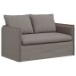 vidaXL Καναπές Taupe 136 x 82 x 85 εκ ύφασμα
