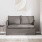 vidaXL Καναπές Taupe 136 x 82 x 85 εκ ύφασμα