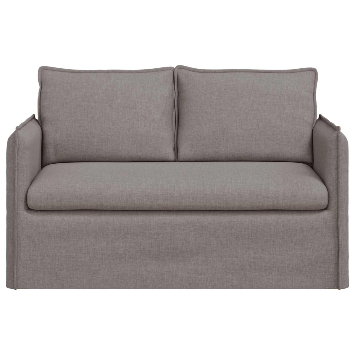 vidaXL Καναπές Taupe 136 x 82 x 85 εκ ύφασμα