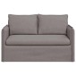 vidaXL Καναπές Taupe 136 x 82 x 85 εκ ύφασμα