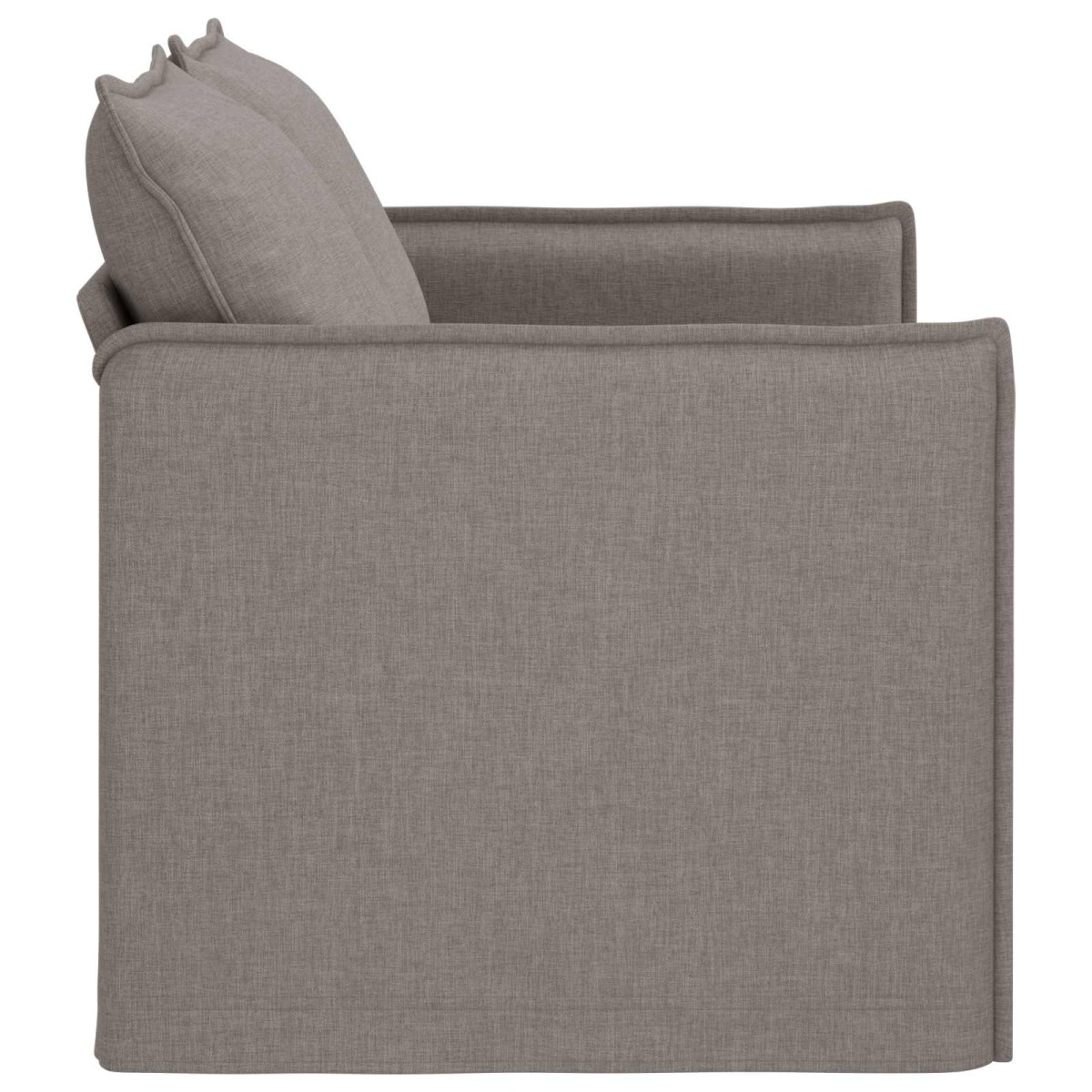 vidaXL Καναπές Taupe 136 x 82 x 85 εκ ύφασμα