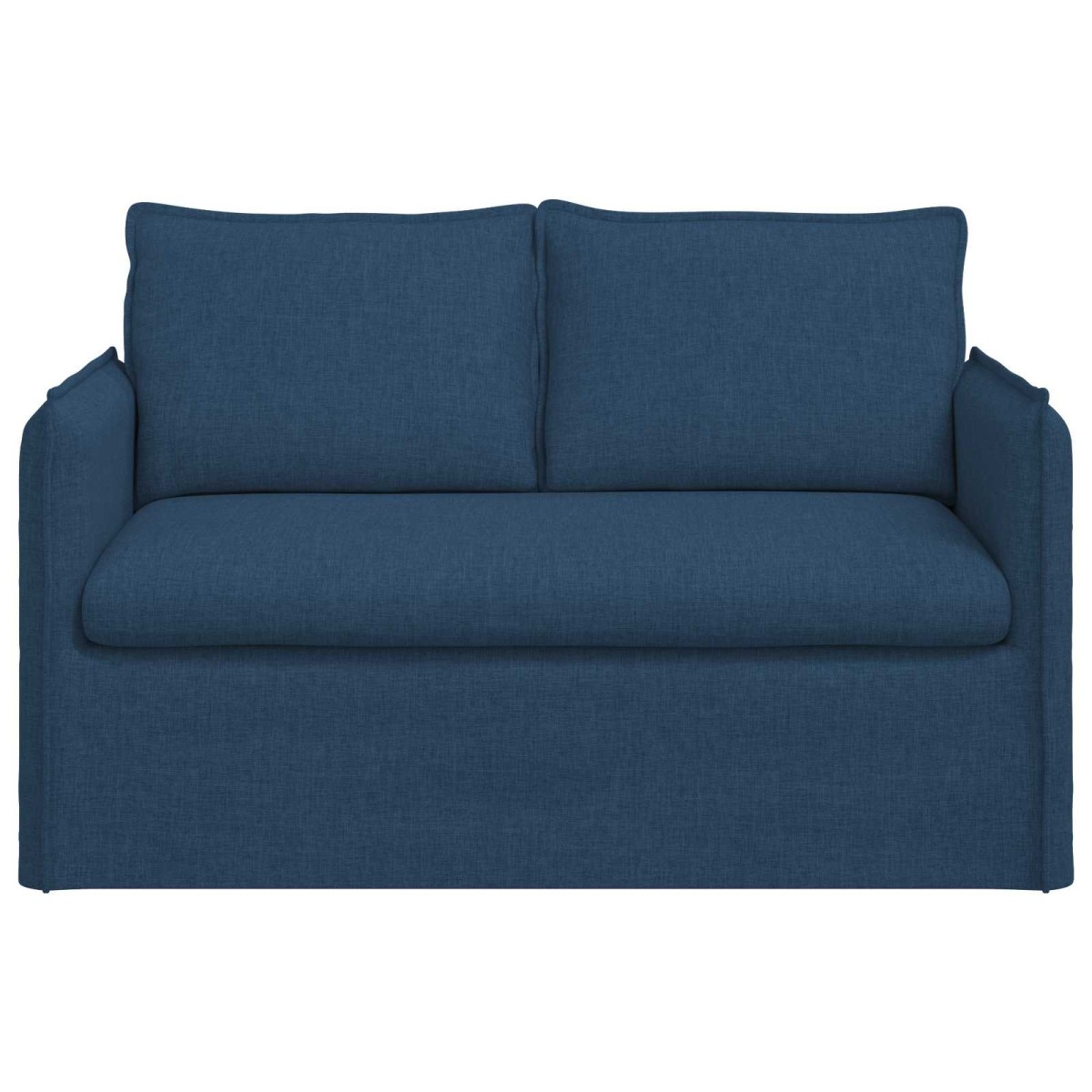 vidaXL Καναπές Μπλε 136 x 82 x 85 εκ ύφασμα
