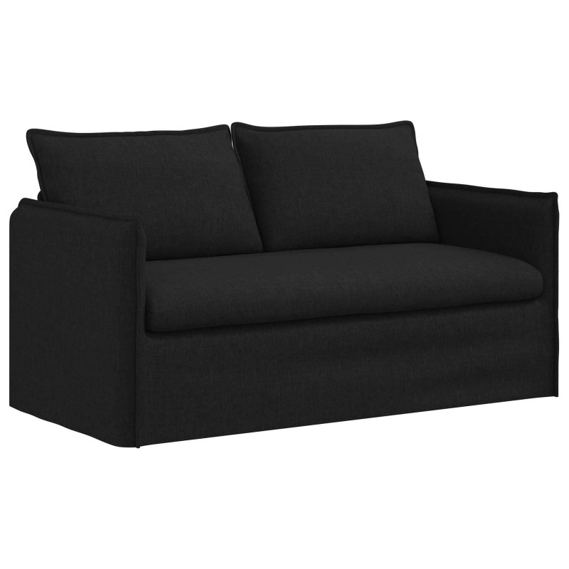 vidaXL Καναπές Μαύρο 156 x 82 x 85 εκ ύφασμα