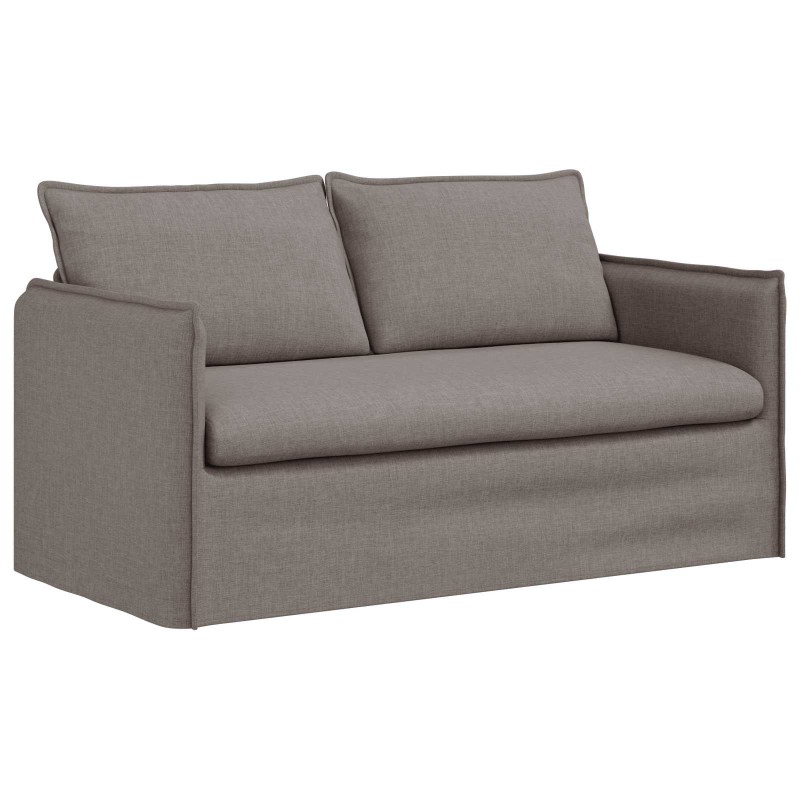 vidaXL Καναπές Taupe 156 x 82 x 85 εκ ύφασμα