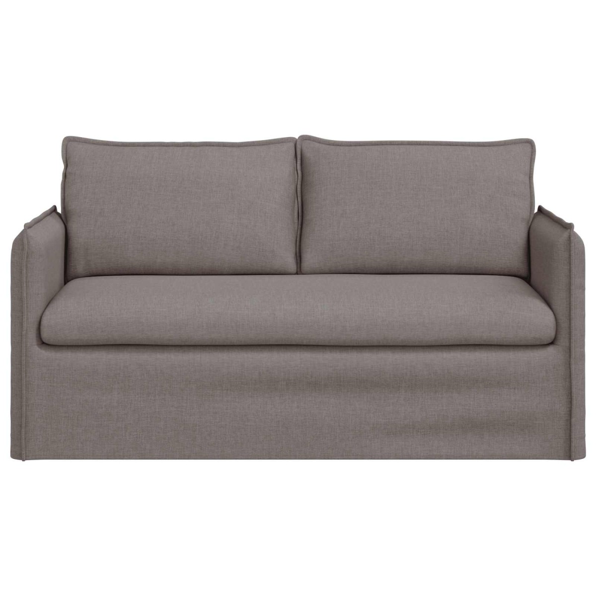 vidaXL Καναπές Taupe 156 x 82 x 85 εκ ύφασμα