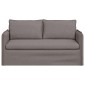 vidaXL Καναπές Taupe 156 x 82 x 85 εκ ύφασμα