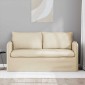 vidaXL Καναπές Κρεμ 156 x 82 x 85 εκ ύφασμα