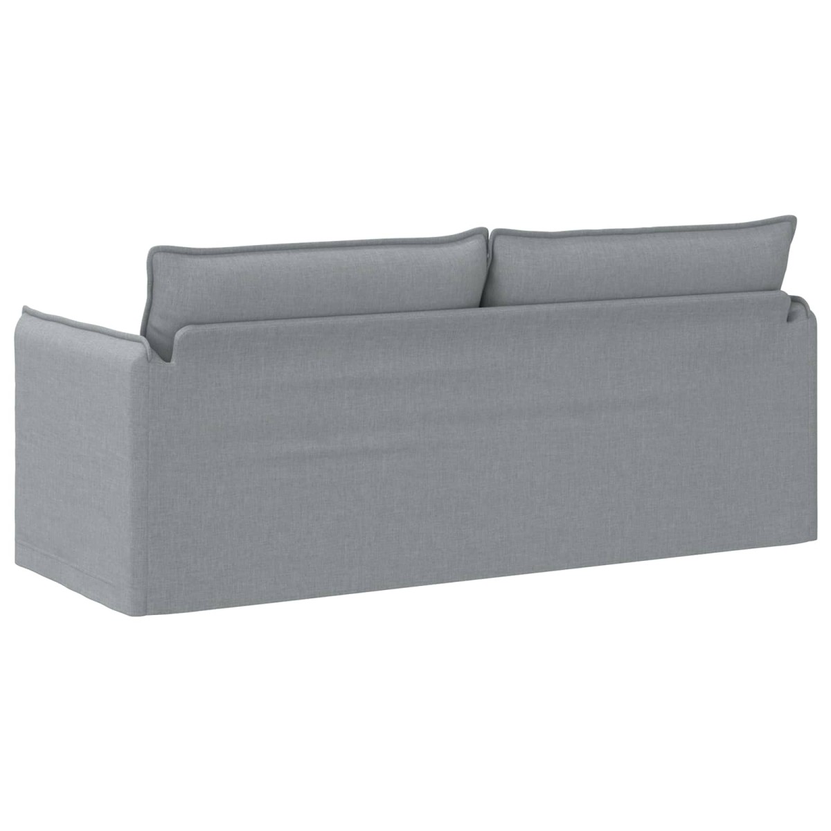 vidaXL Καναπές Ανοιχτό γκρι 196 x 82 x 85 εκ ύφασμα