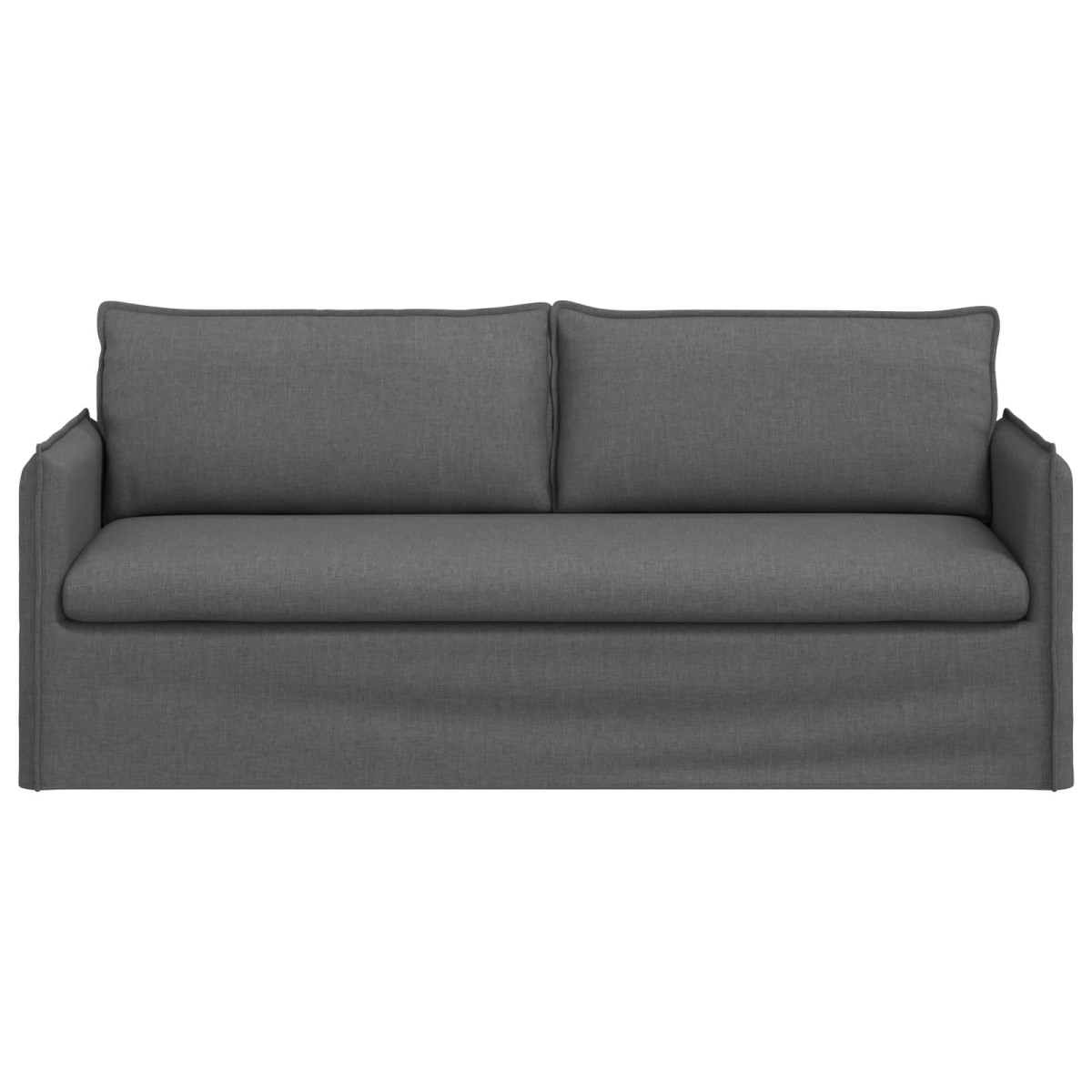 vidaXL Καναπές Σκούρο Γκρι 196 x 82 x 85 εκ ύφασμα
