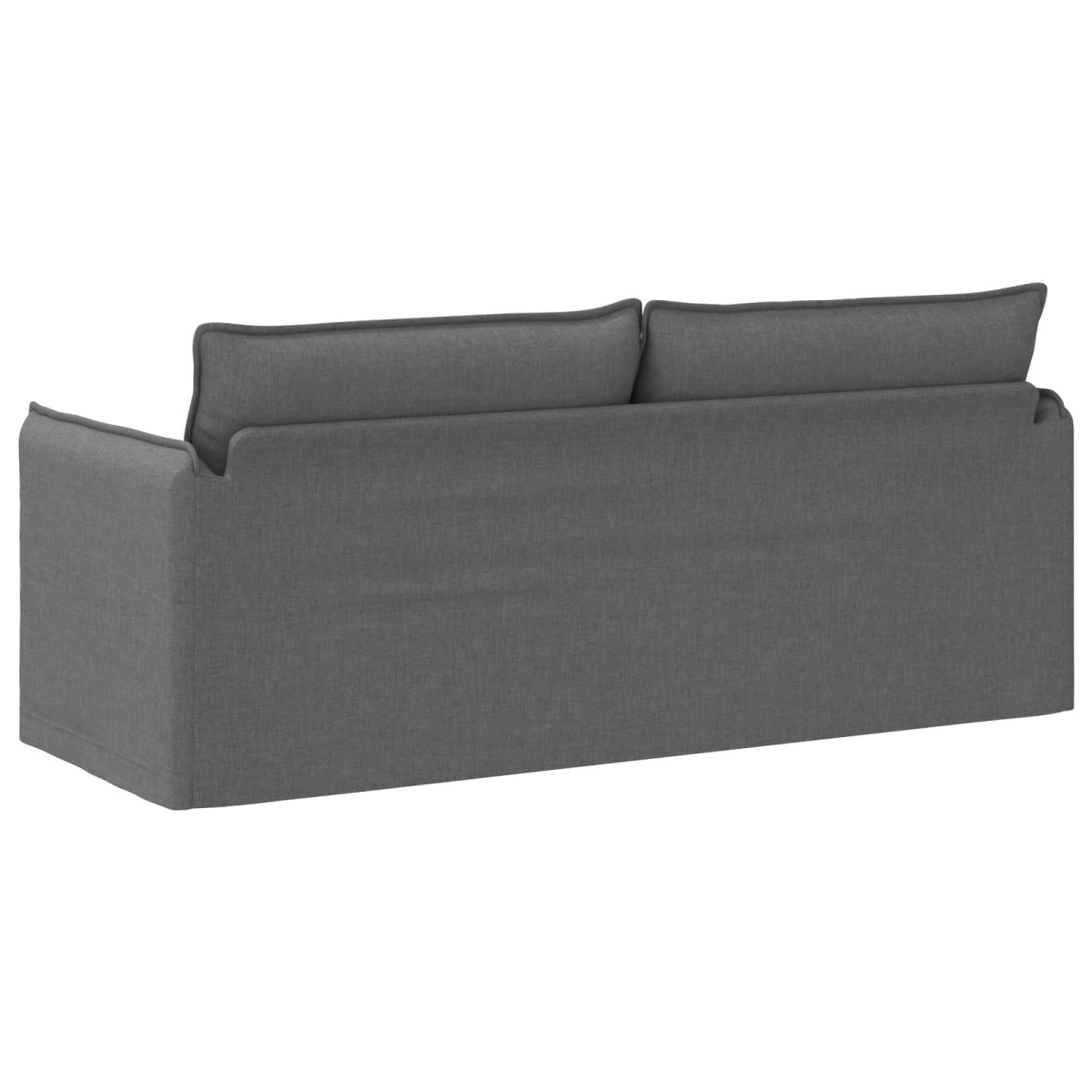 vidaXL Καναπές Σκούρο Γκρι 196 x 82 x 85 εκ ύφασμα