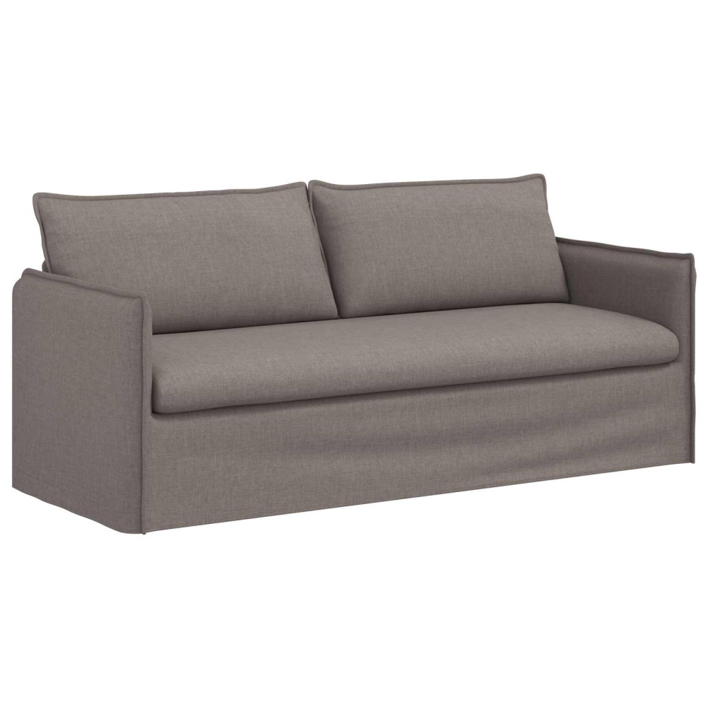 vidaXL Καναπές Taupe 196 x 82 x 85 εκ ύφασμα