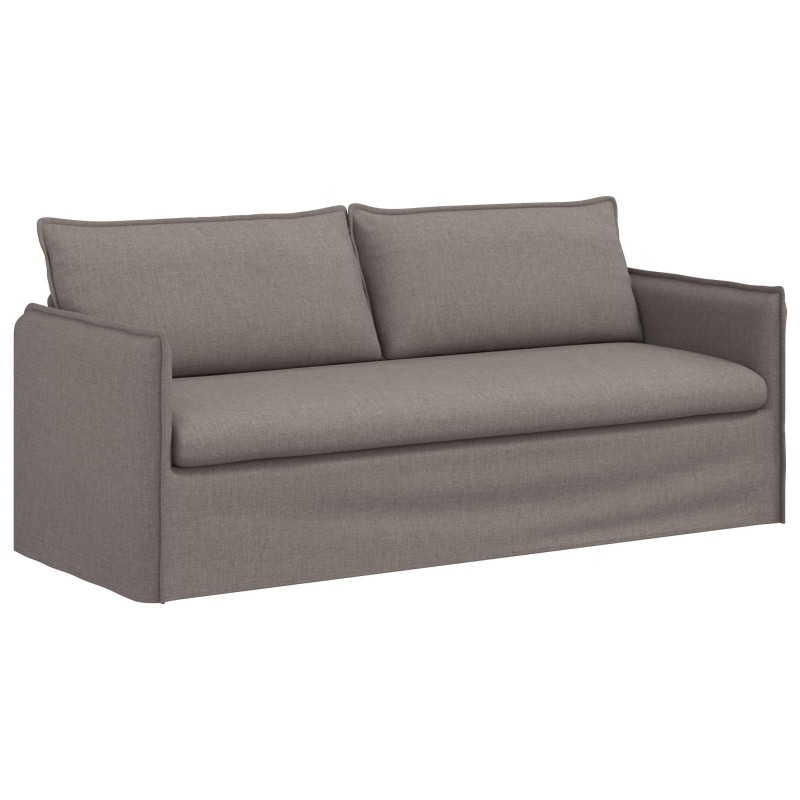vidaXL Καναπές Taupe 196 x 82 x 85 εκ ύφασμα