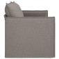 vidaXL Καναπές Taupe 196 x 82 x 85 εκ ύφασμα