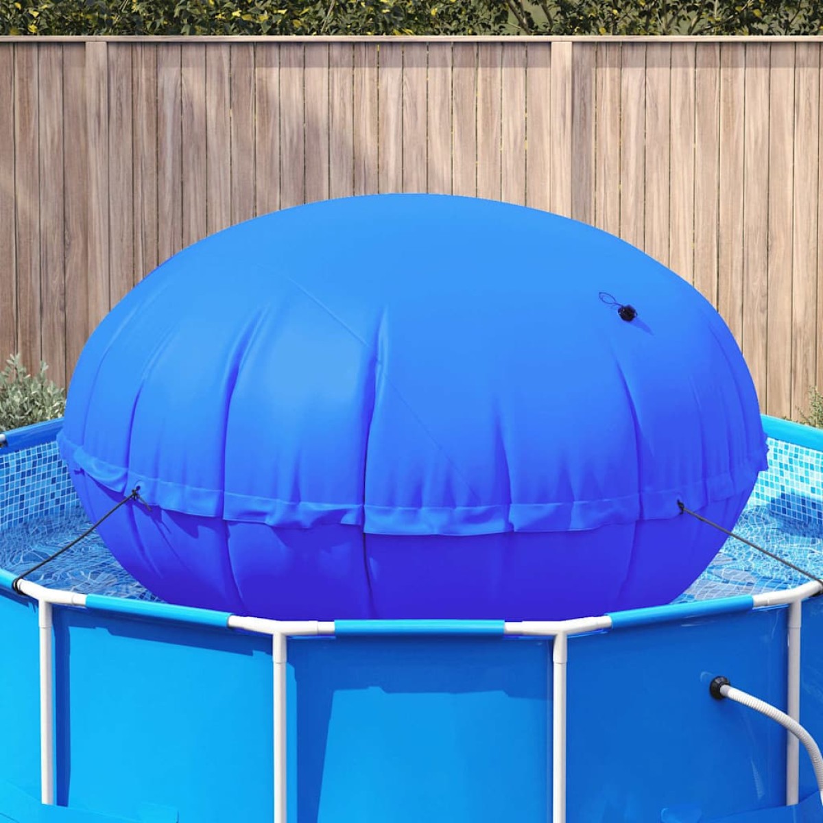 vidaXL Χειμερινό Μαξιλάρι Πισίνας Μπλε Ø 220 x 140 εκ PVC