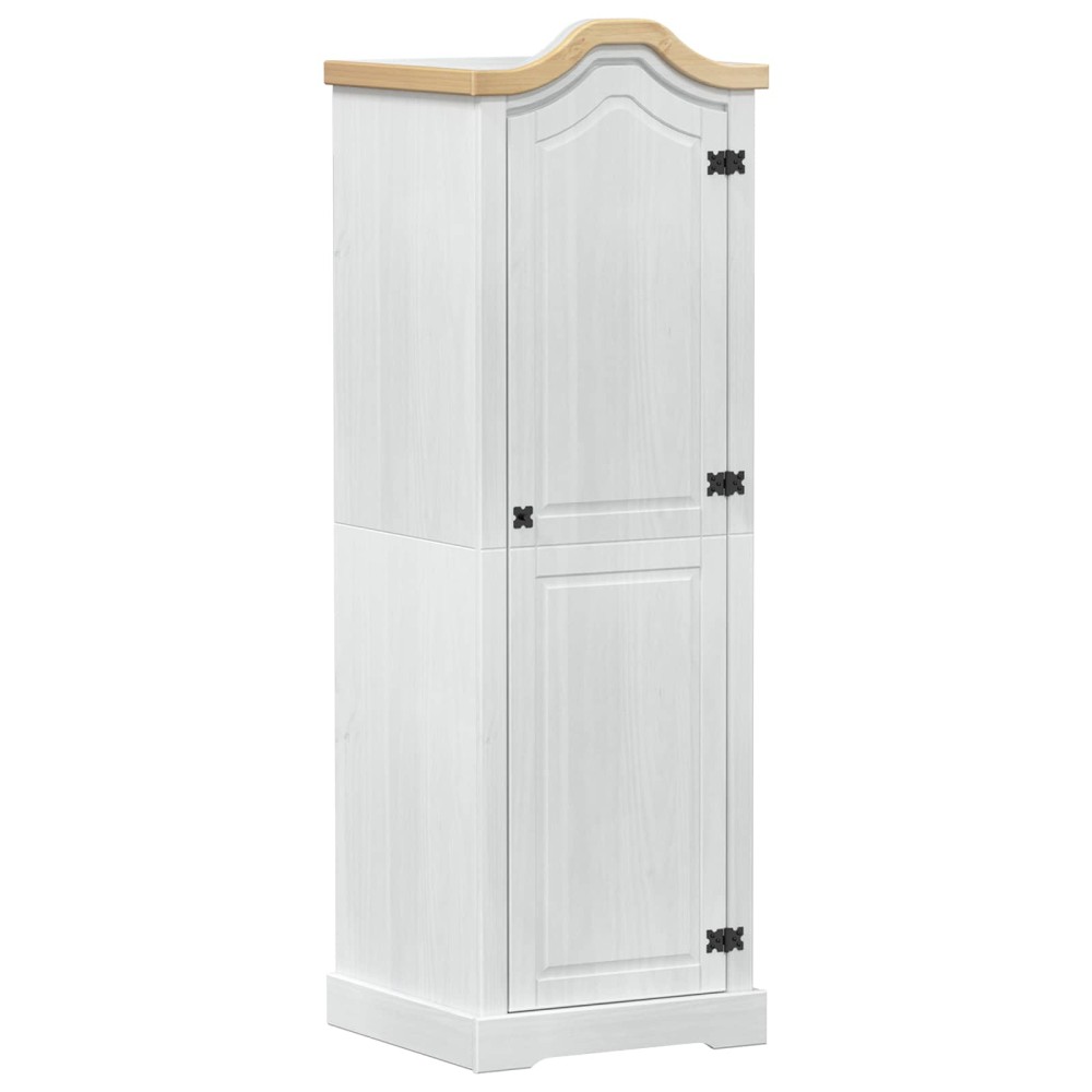 vidaXL Ντουλάπες Λευκό 55 x 52 x 170 εκ Στερεά ξυλεία πεύκου