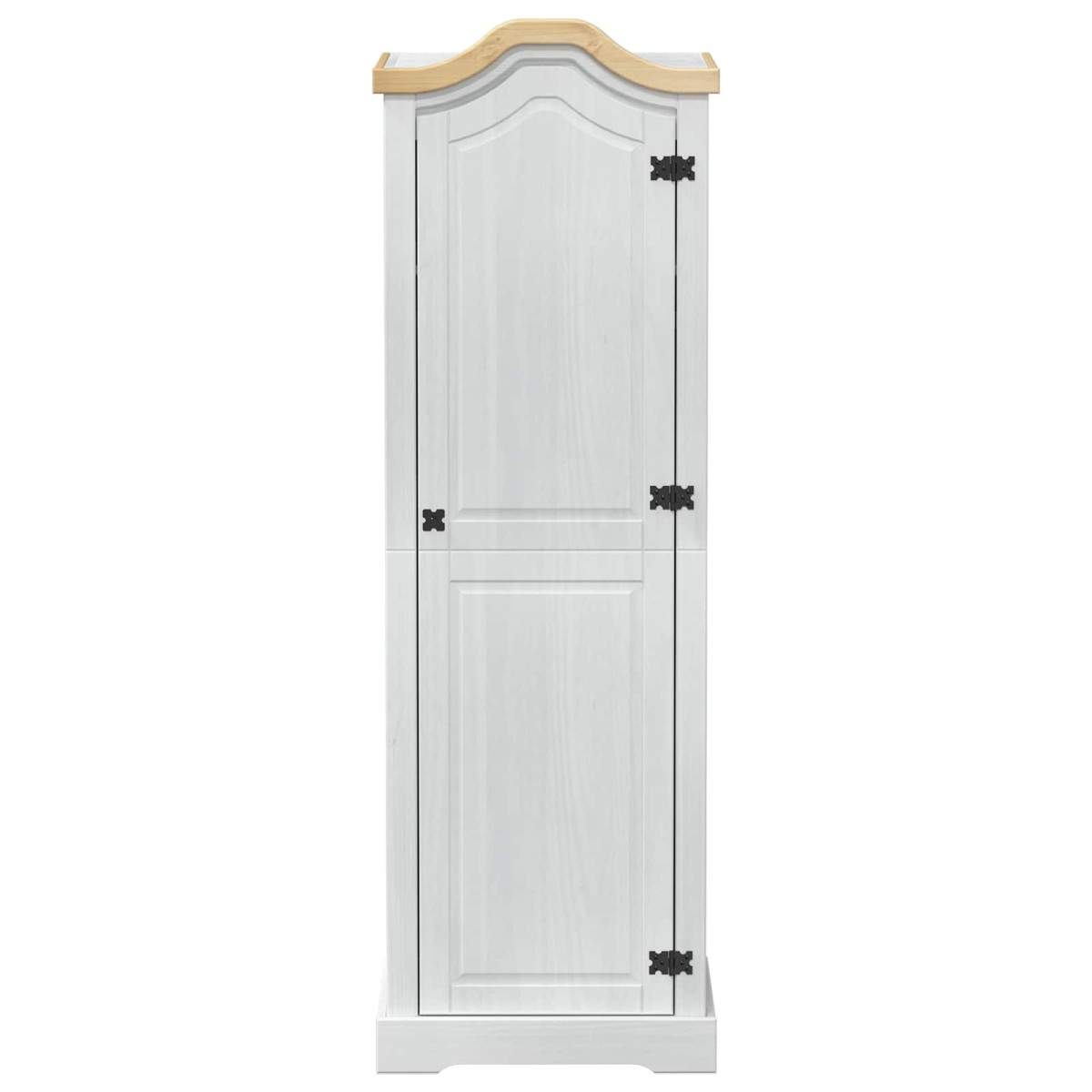 vidaXL Ντουλάπες Λευκό 55 x 52 x 170 εκ Στερεά ξυλεία πεύκου